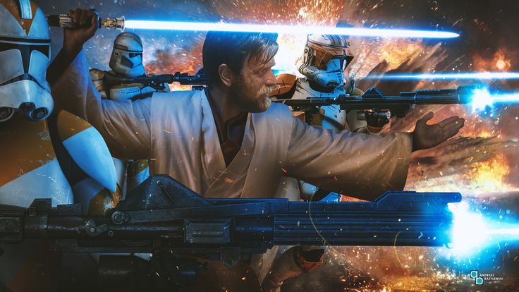 Star Wars Poster Canvas Metal Print Artwork | Wall Decor Art: The Clone  Wars - Obi-Wan Kenobi & the 212th | Star wars, Star wars klone, Clone wars