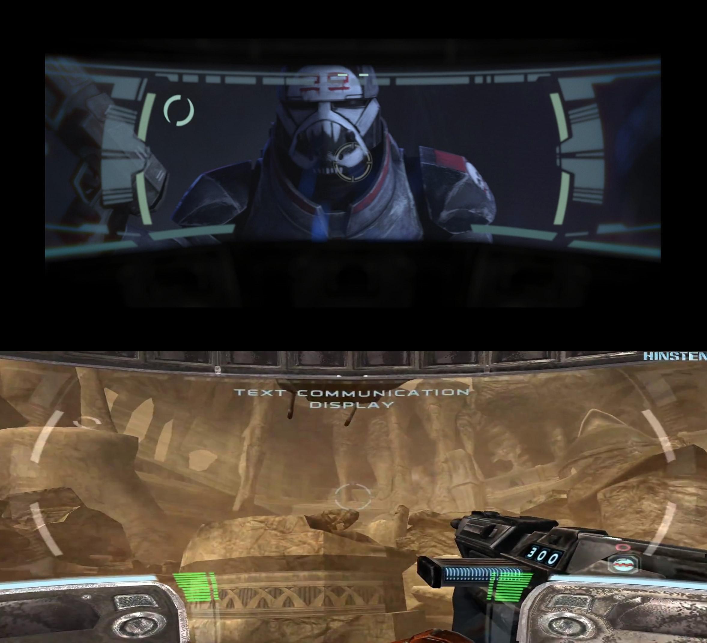 Hunters HUD is the same HUD Delta Squad sees in Republic Commandos! :  r/clonewars