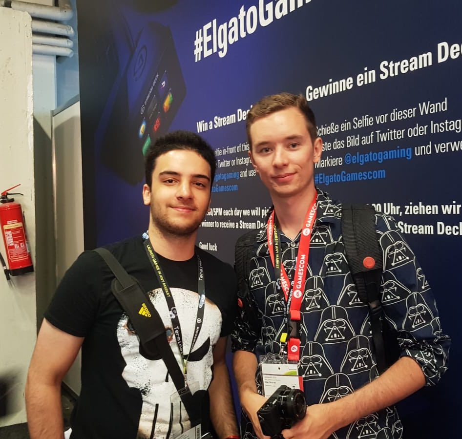 212th - Tom & Taha on Twitter: "Gestern @SWBFUpdates kennengelernt! It was  really nice to meet you, Elliot! #elgatogamescom #Gamescom18… "